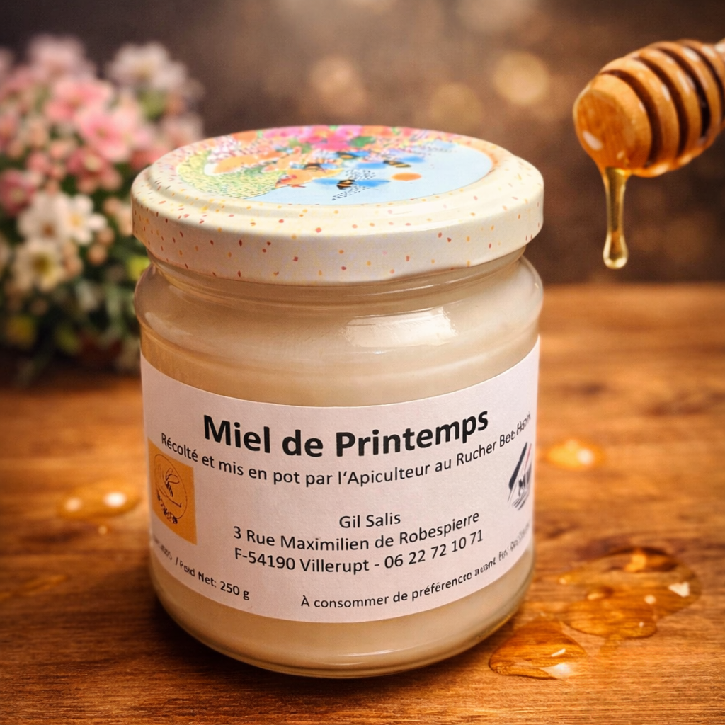 Miel de Printemps crémeux 2026 – La Ruche Gourmande