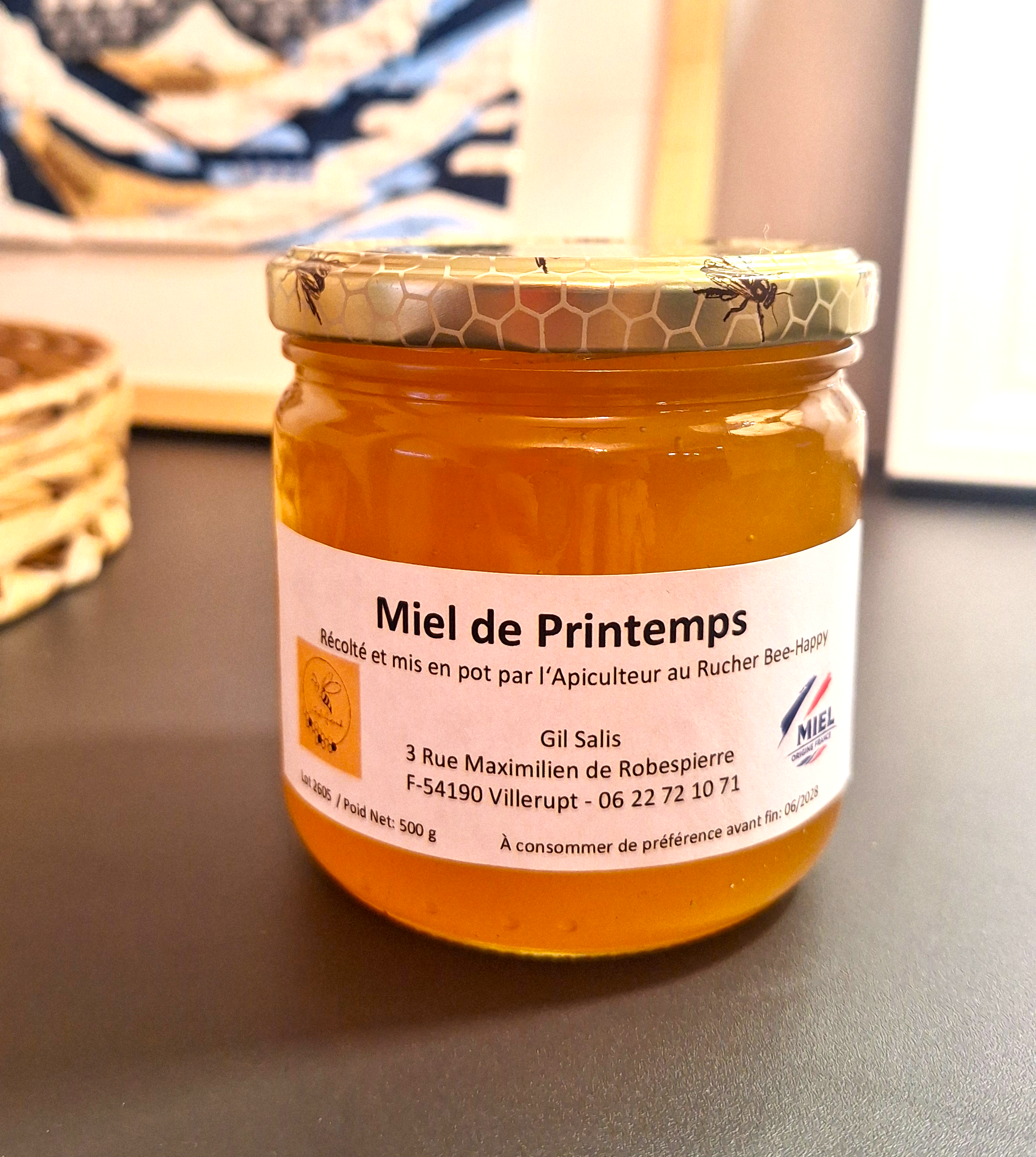 Miel de Printemps Brut 2026 – La Ruche Gourmande
